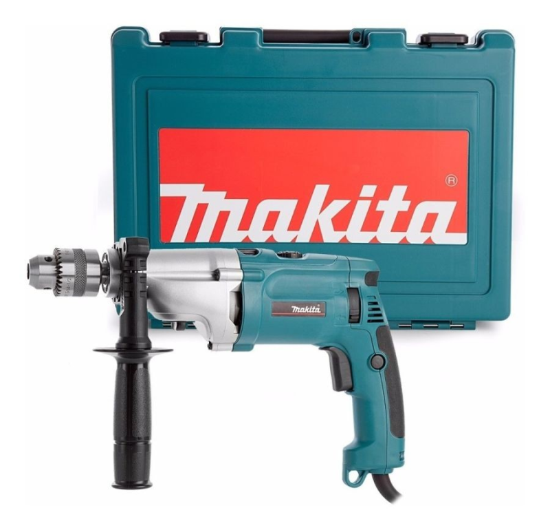 This Makita 2 speed Impact Drill [HP2070], equipped with a robust 1010 watts of power, delivers exceptional performance for both professional and DIY applications.