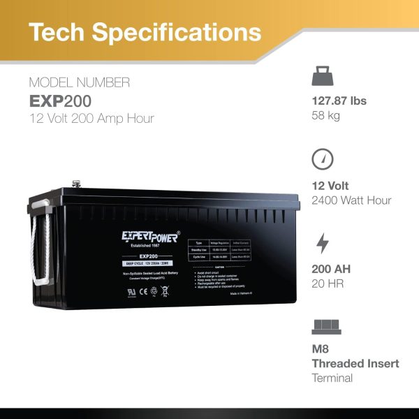 Deep Cycle Battery 200Ah