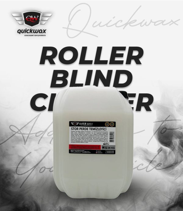 This Roller Blind Curtain Cleaner completely dissolves difficult stains, such as oil and food stains, restoring your curtains to their original appearance.