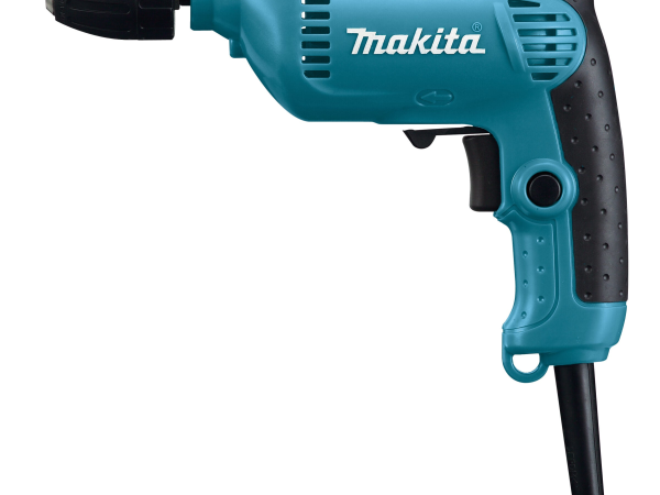 Tool for general drilling applications A small 450 W Makita drill with two speed settings and variable speed adjustment between 0 – 3 400 min⁻¹. The tool is suitable for general drilling applications in construction and renovation work. With a chuck capacity of 1,5 – 13 mm.