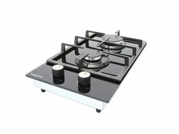 Snappy 2-Burner Glass Gas Cooker