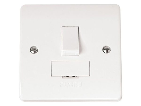 13A Fused Spur Unit White
