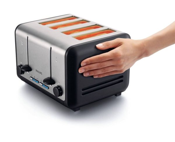 Philips 400W 4-Slice Stainless Steel Toaster