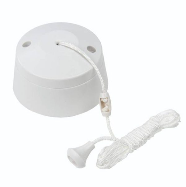 20A Pull Cord Switch White