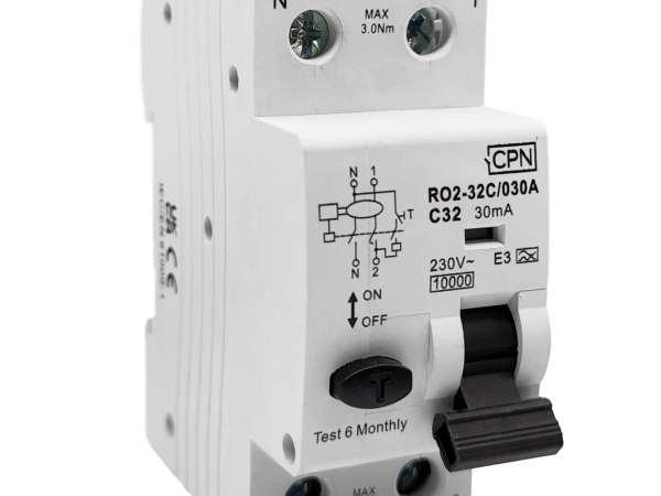 32A RCBO, C-Curve, 30mA