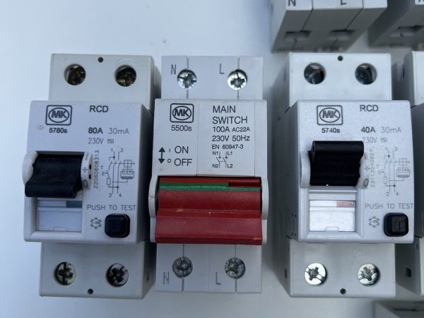 100A 30mA RCD Main Switch