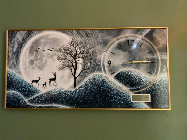 Wall Frame with Clock and Thermometer (3in1)
