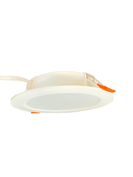 Round recessed LED downlight fixture