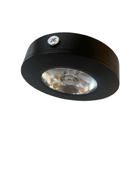 5W LED SURFACE SPOT LIGHT, BLACK COLOR -Warm White 2 Black surface spot light back view