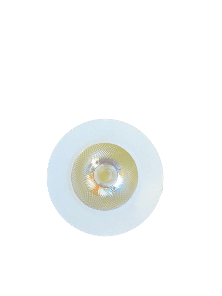 Round warm white LED surface light