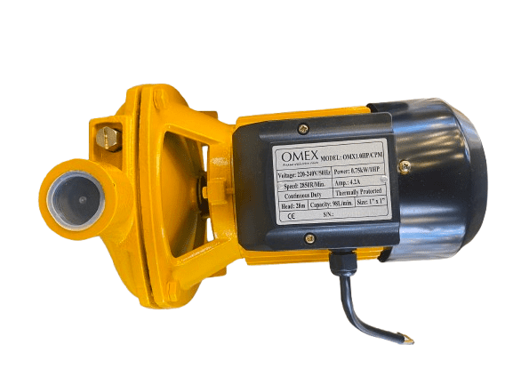 Water pump 0.37kw Suction
head 8m discharge head 25-30 flow rate 95-100/min inlet outlet
size 1? x 1? IP54